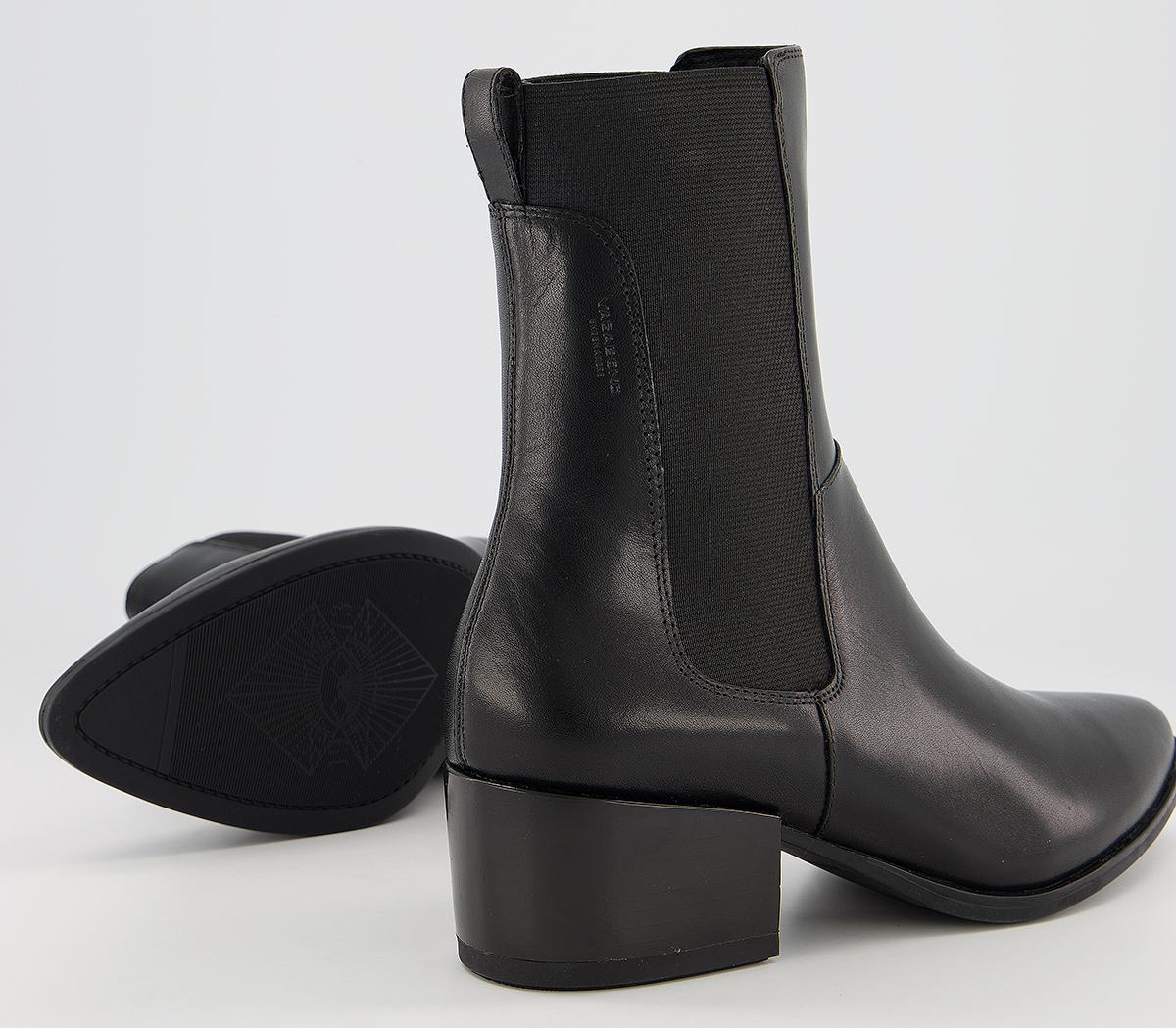 women's marja toe ankle boots in black