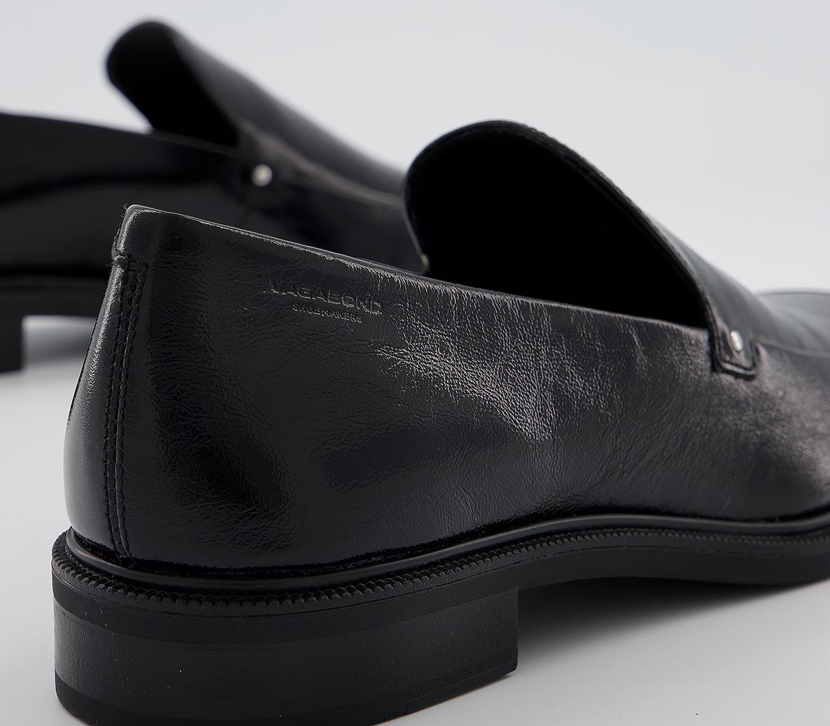 Vagabond Shoemakers Frances Loafers Black Patent - Flat Shoes for Women