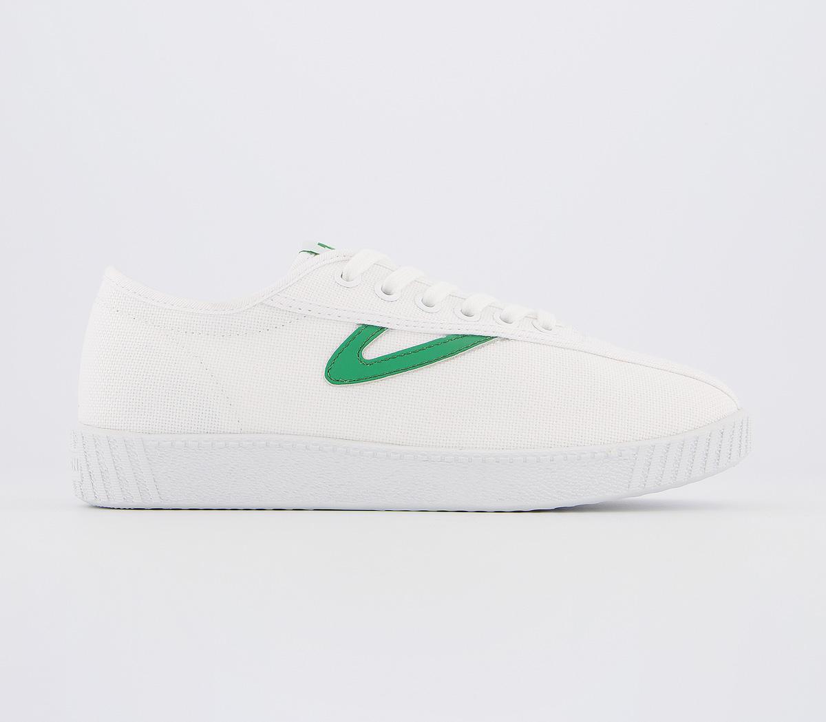 green and white tretorn