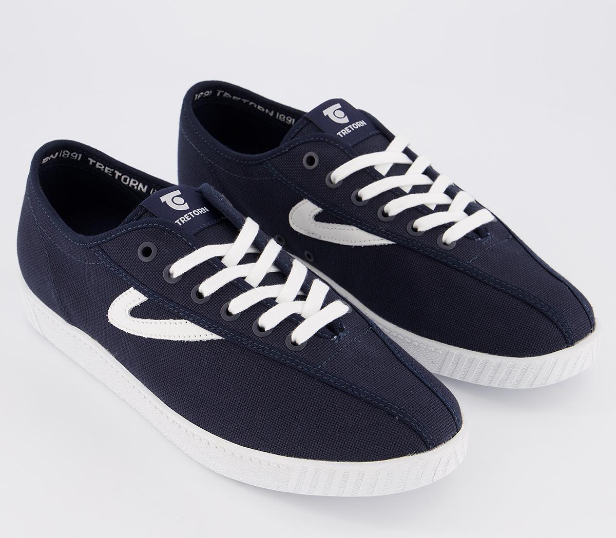 Tretorn Nylite Trainers Navy White - His trainers