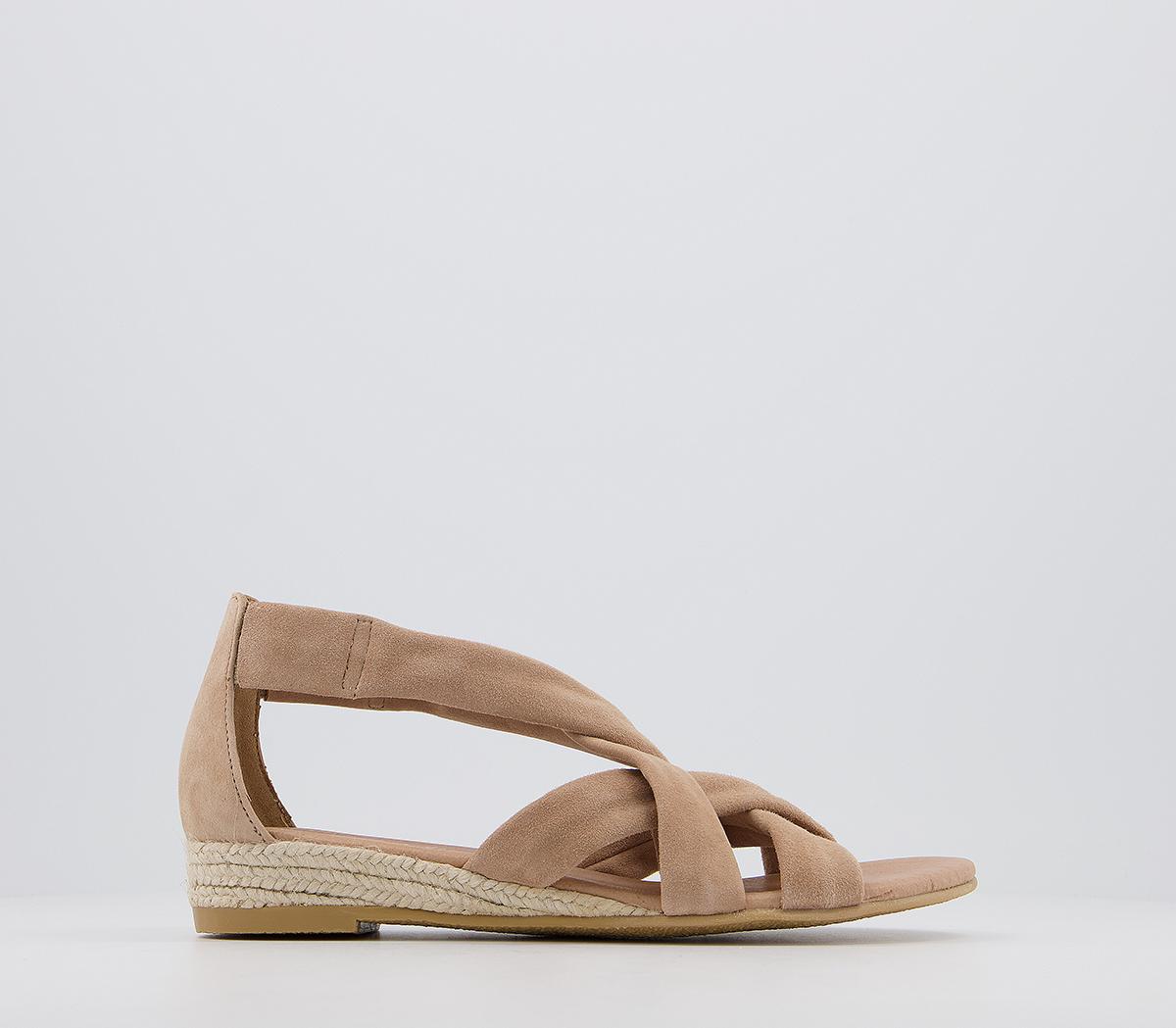 nude espadrille sandals