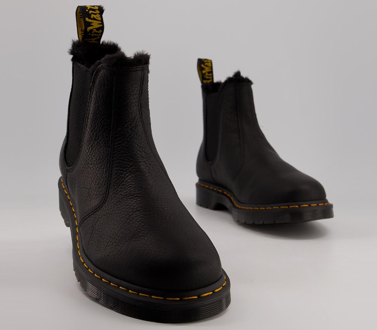 fur lined chelsea boots dr martens