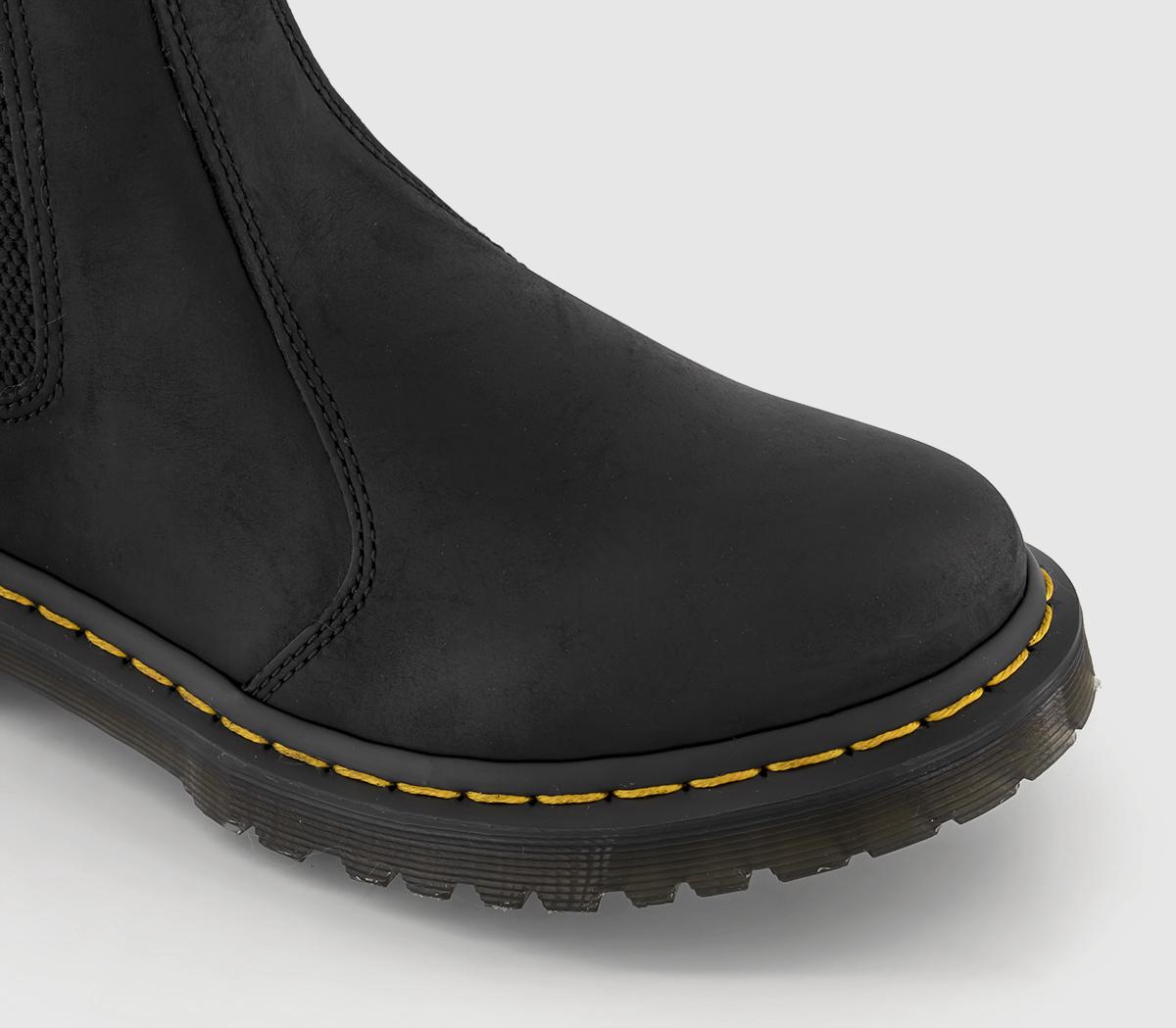 dr martens black & brown 2976 leonore boots