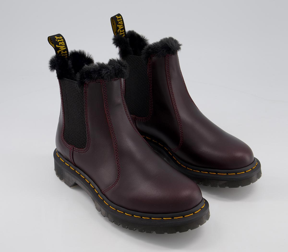 oxblood chelsea boots doc martens