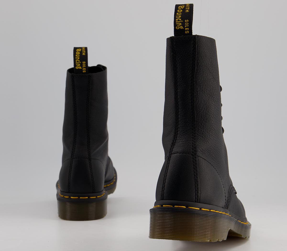 dr martens 1490 10 eye bex boots in black