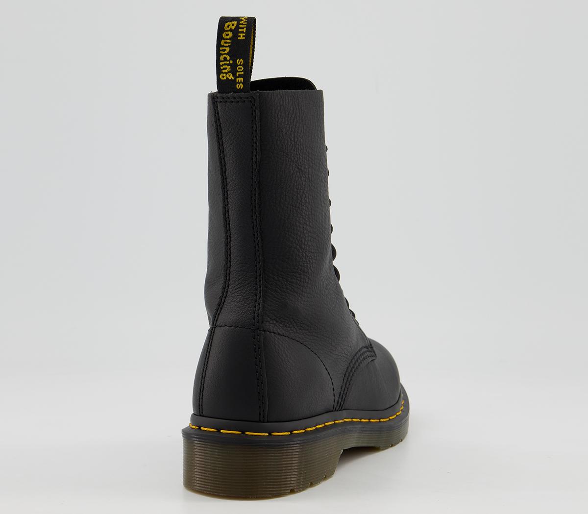dr martens 1490 10 eye bex boots in black