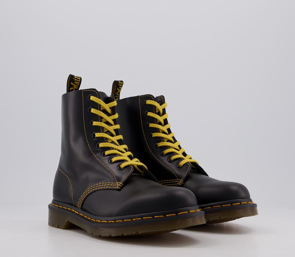 1460 contrast stitch leather boots