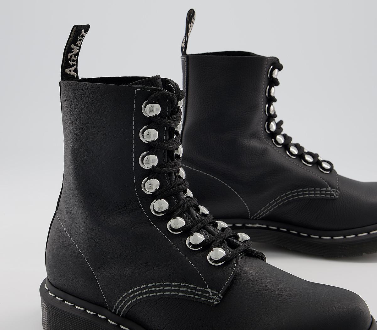 Dr. Martens 1460 Pascal Hardware Boots Black - Ankle Boots