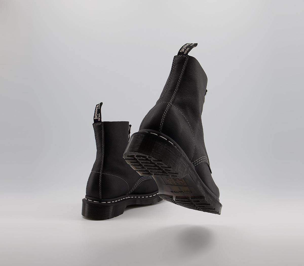 dr martens black 1460 pascal hardware boots