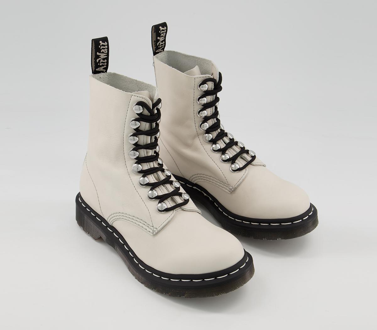Dr. Martens 1460 Pascal Hardware Boots Bone - Ankle Boots
