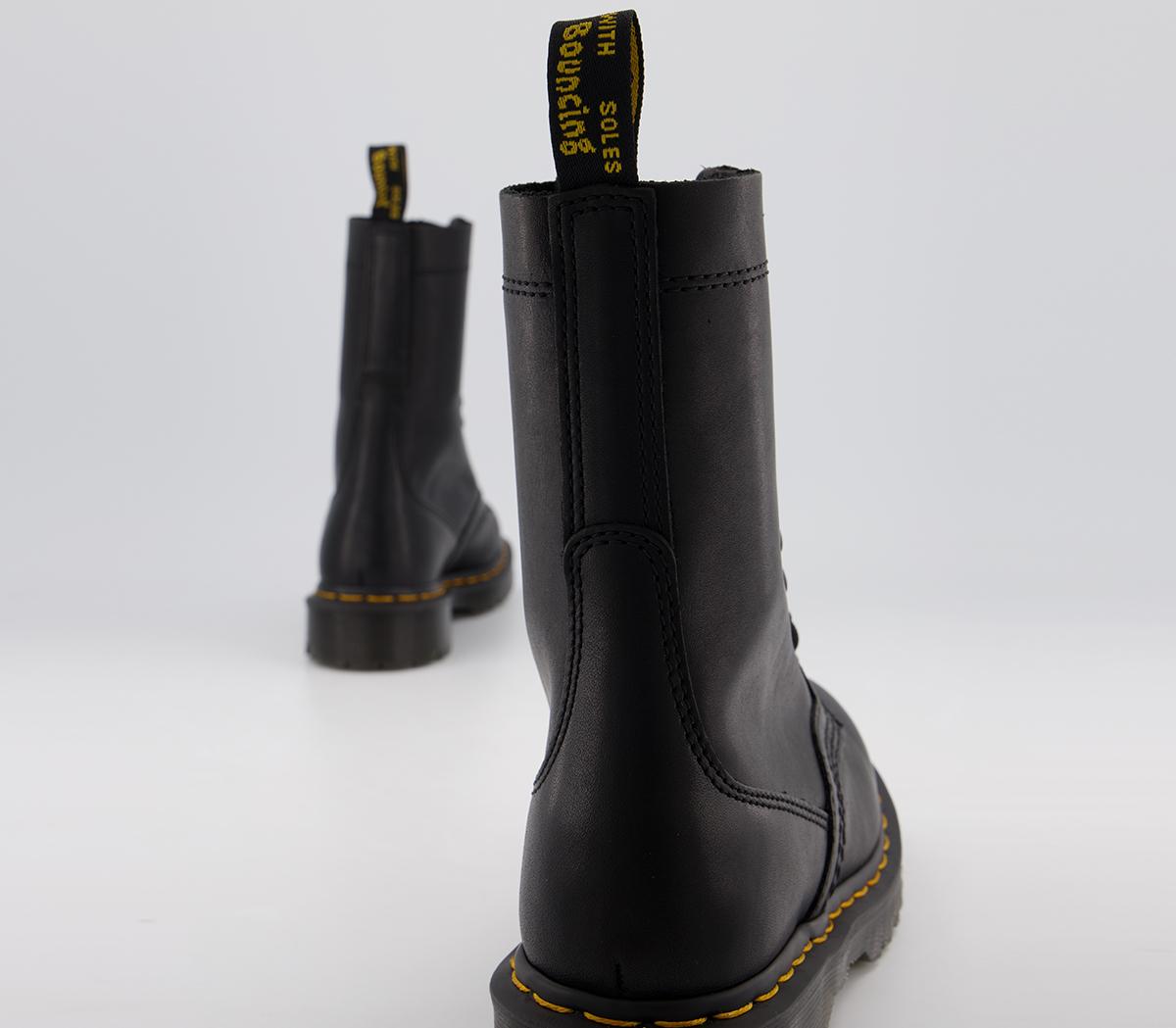 harron leather mid calf moto boots