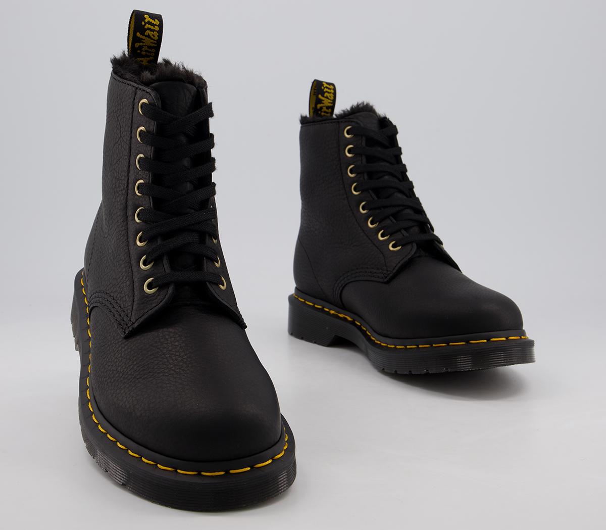 dm 8 eye lace boots ambassador black