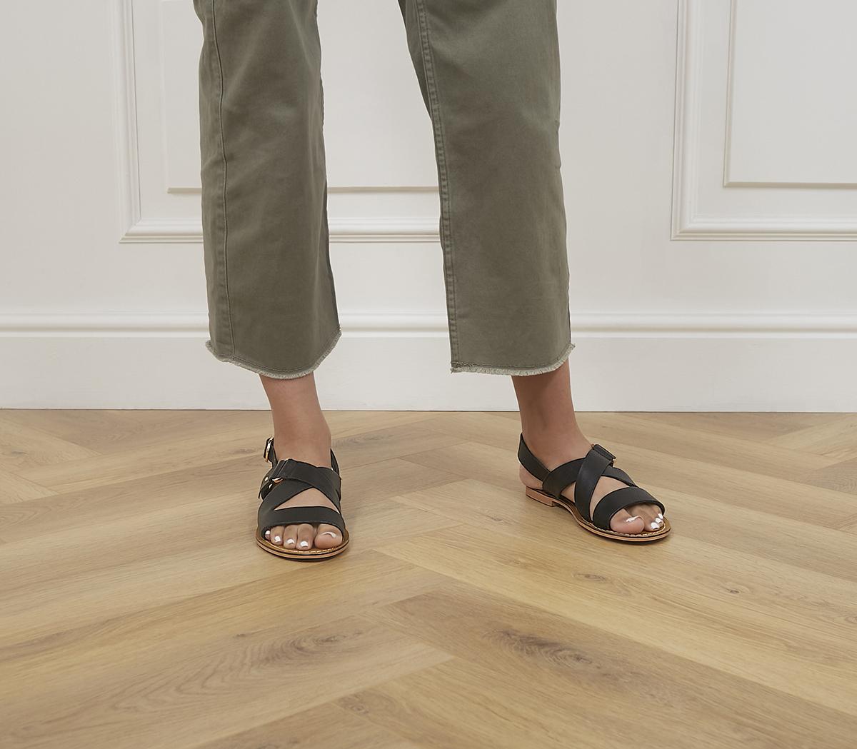 Scarlet Cross Strap Sandals Scarlet Cross Strap Sandals