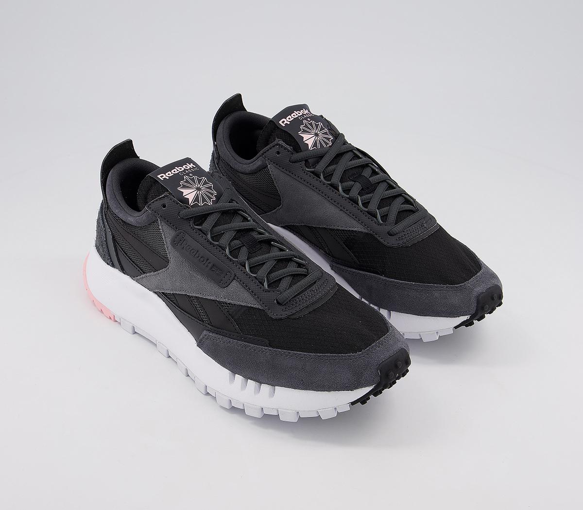 reebok classic legacy vintage trainers in triple black