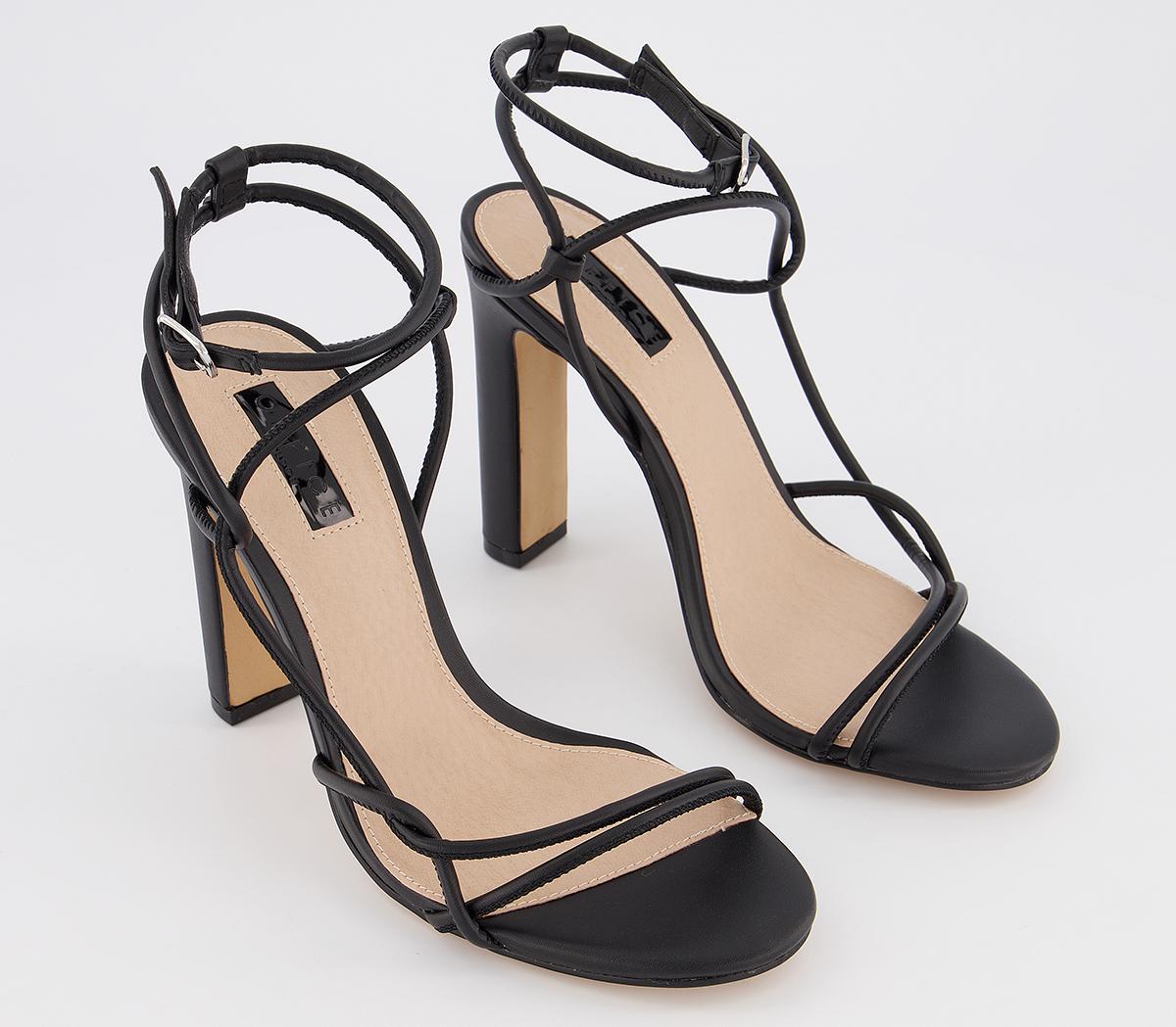 block heel high sandals