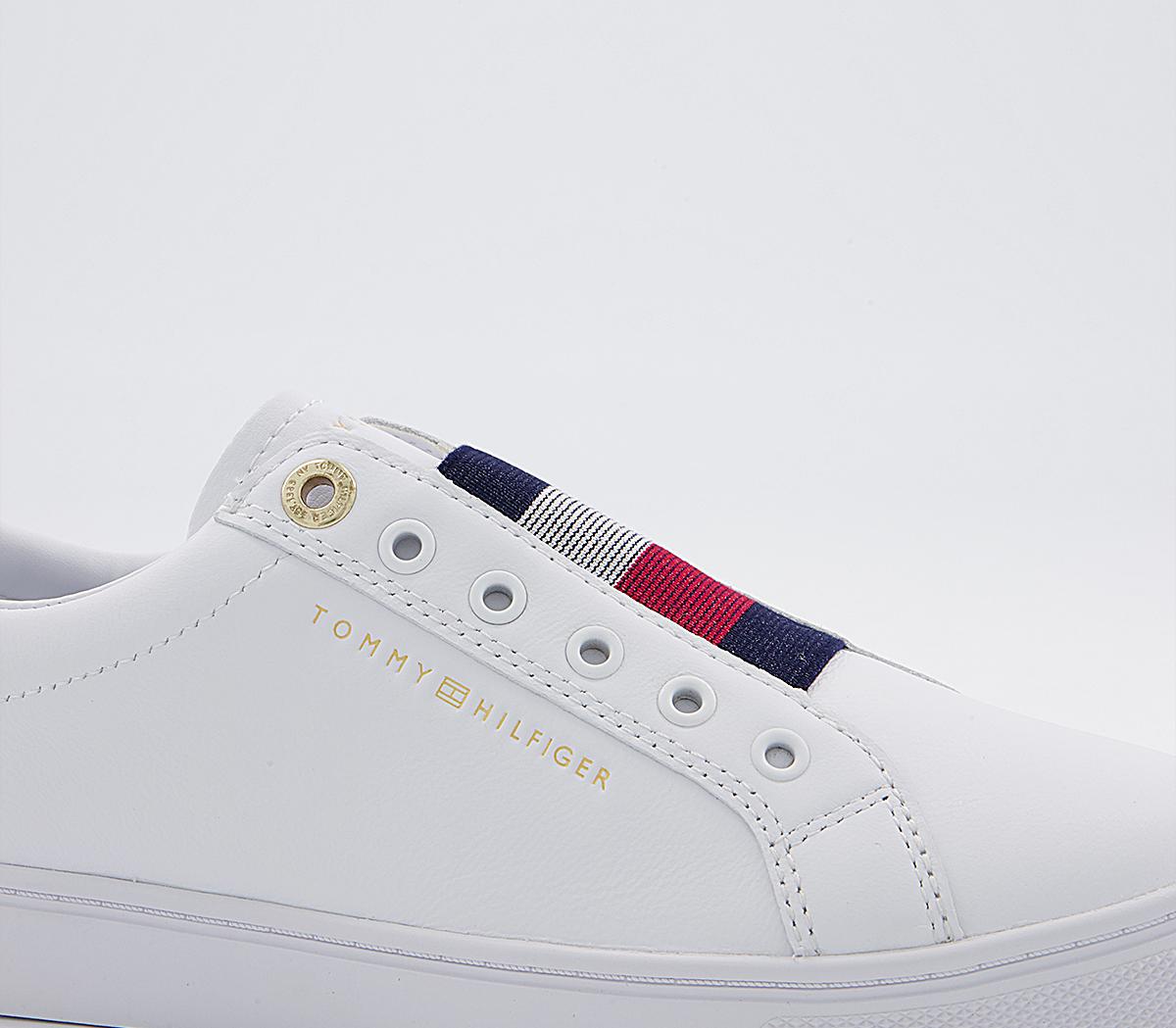 elasticated slip on trainers