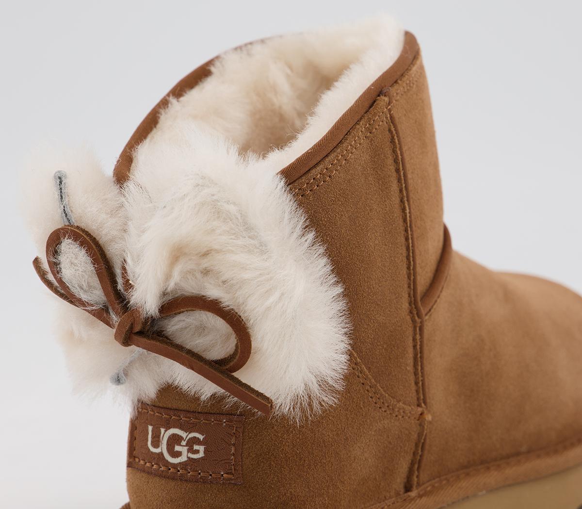 ugg classic heritage bow red
