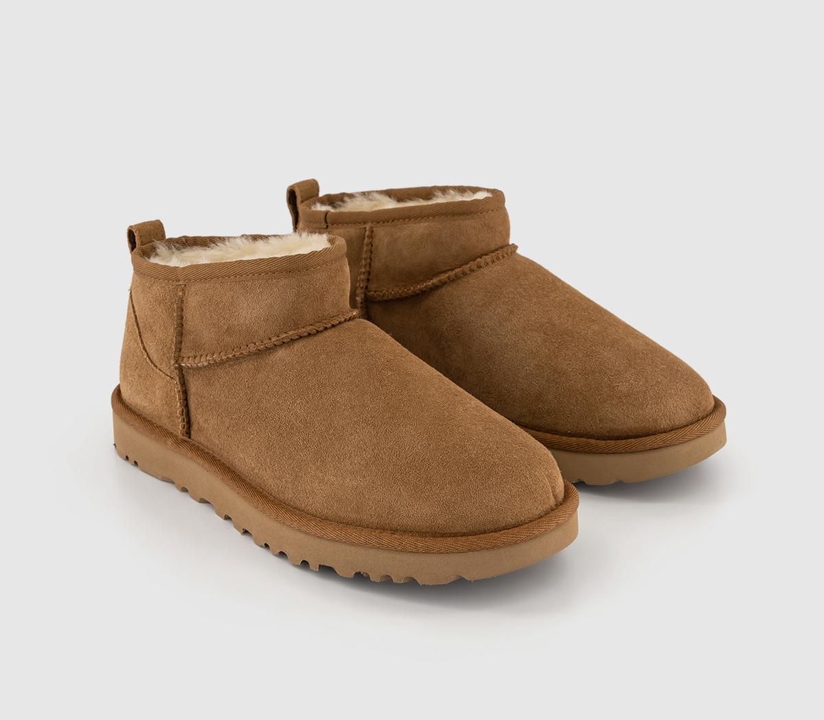 UGG Classic Ultra Mini Boots Chestnut - Ankle Boots