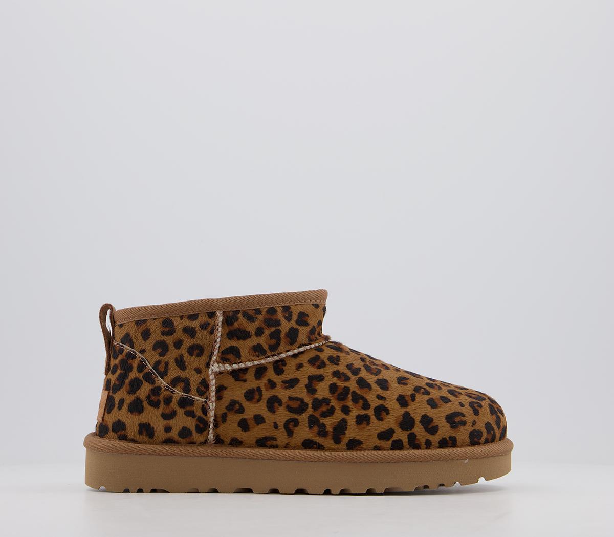 UGG Classic Ultra Mini Boots Leopard - Ankle Boots