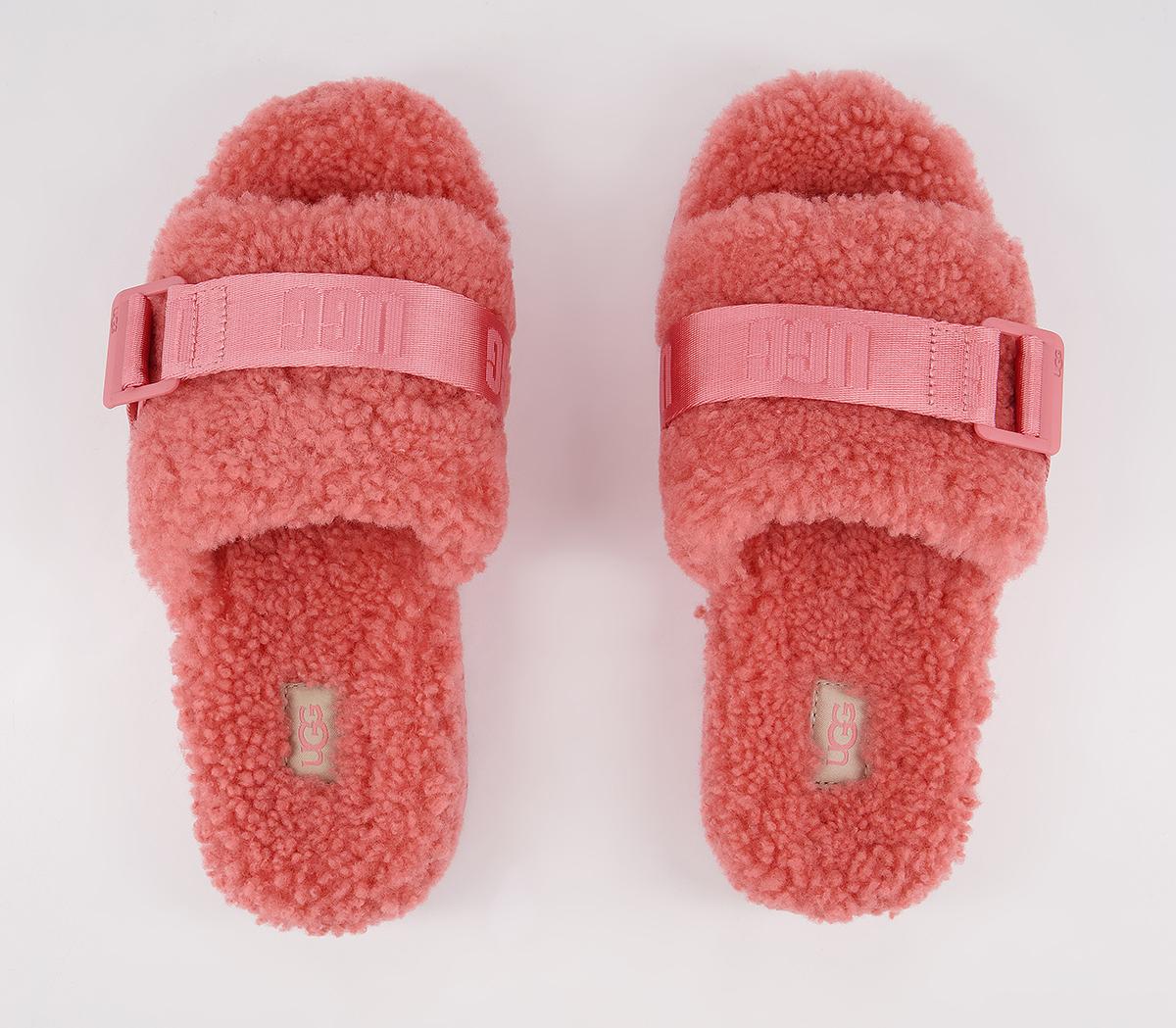 brown and pink ugg slippers
