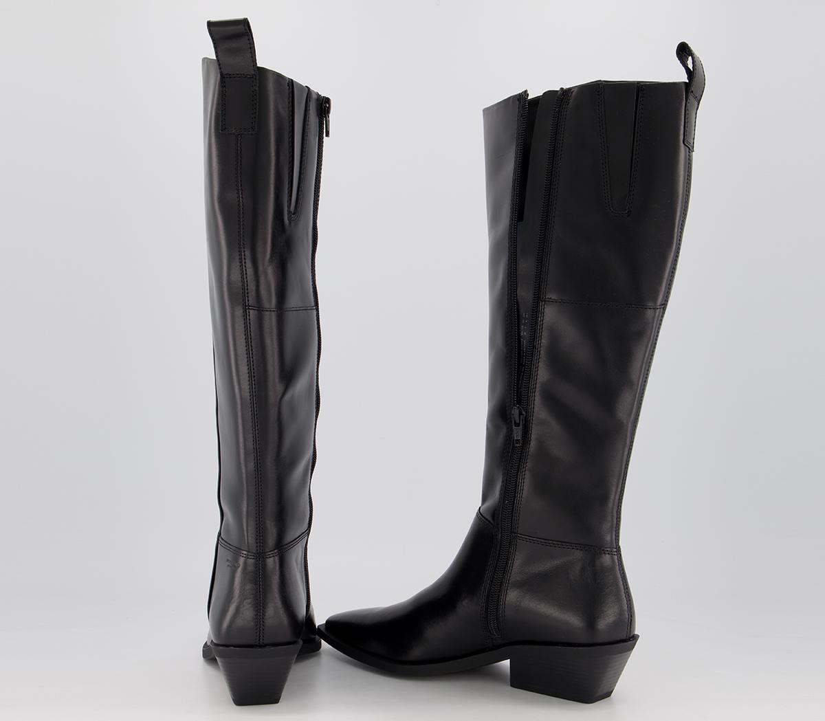 Vagabond Shoemakers Ally Tall Boots Black - Knee High Boots