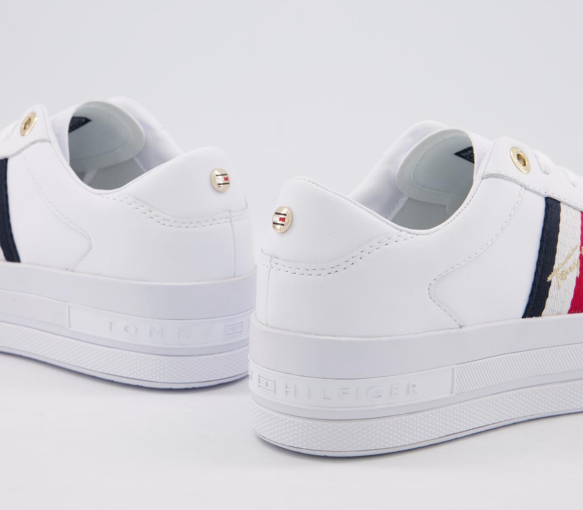 Tommy Hilfiger Signature Modern Sneakers White - Hers trainers