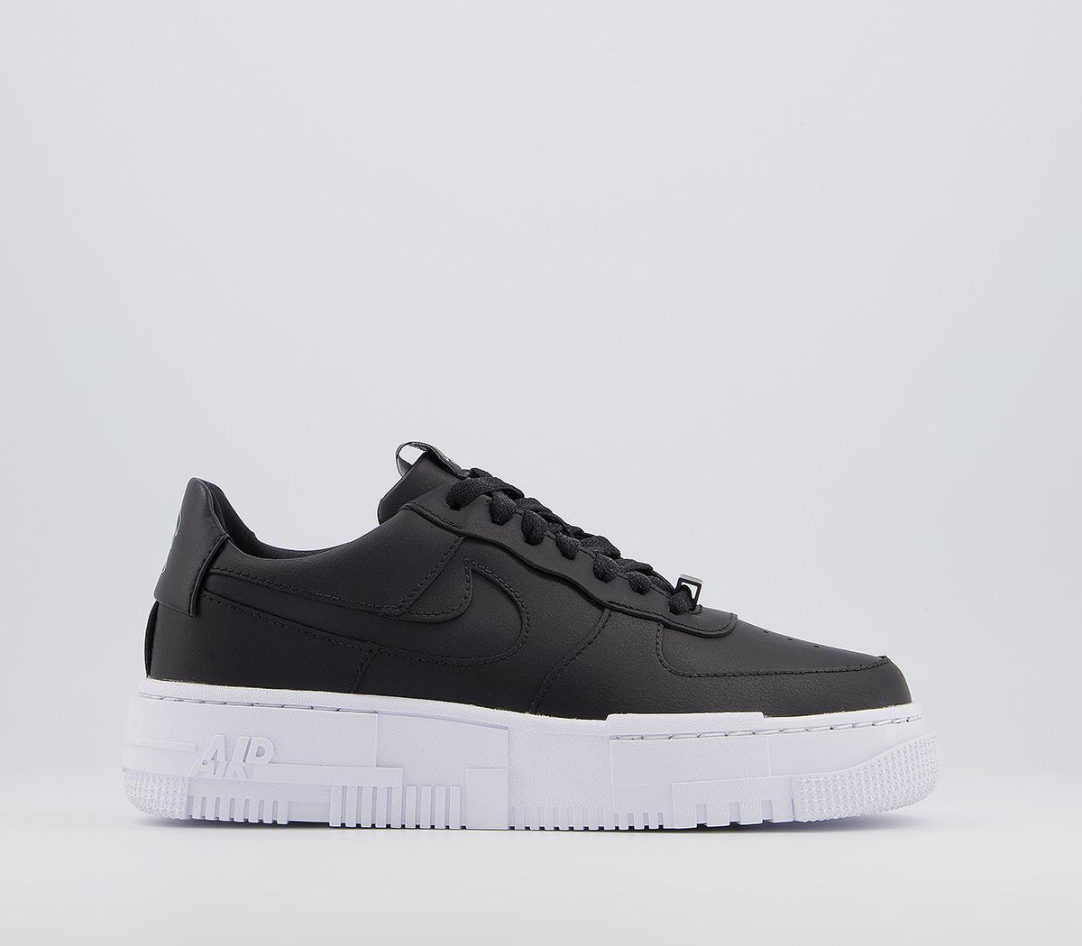 nike air force 1 low pixel black