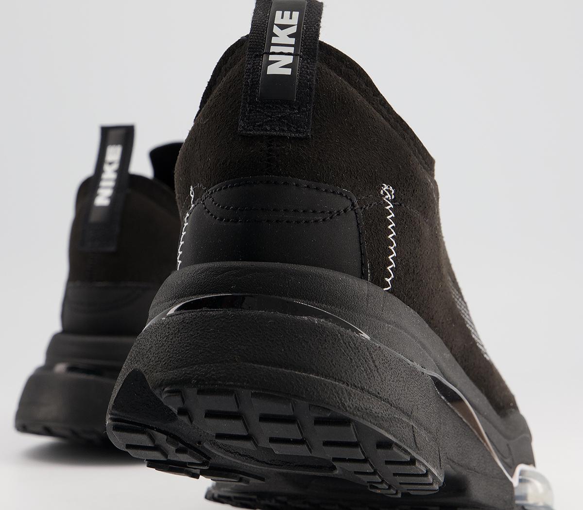 nike zoom air fire trainers in black and multi