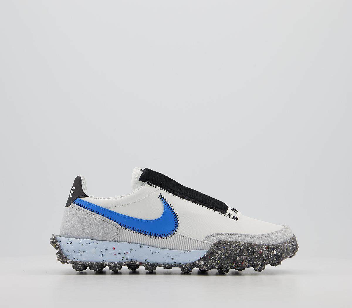 nike waffle racer crater summit white