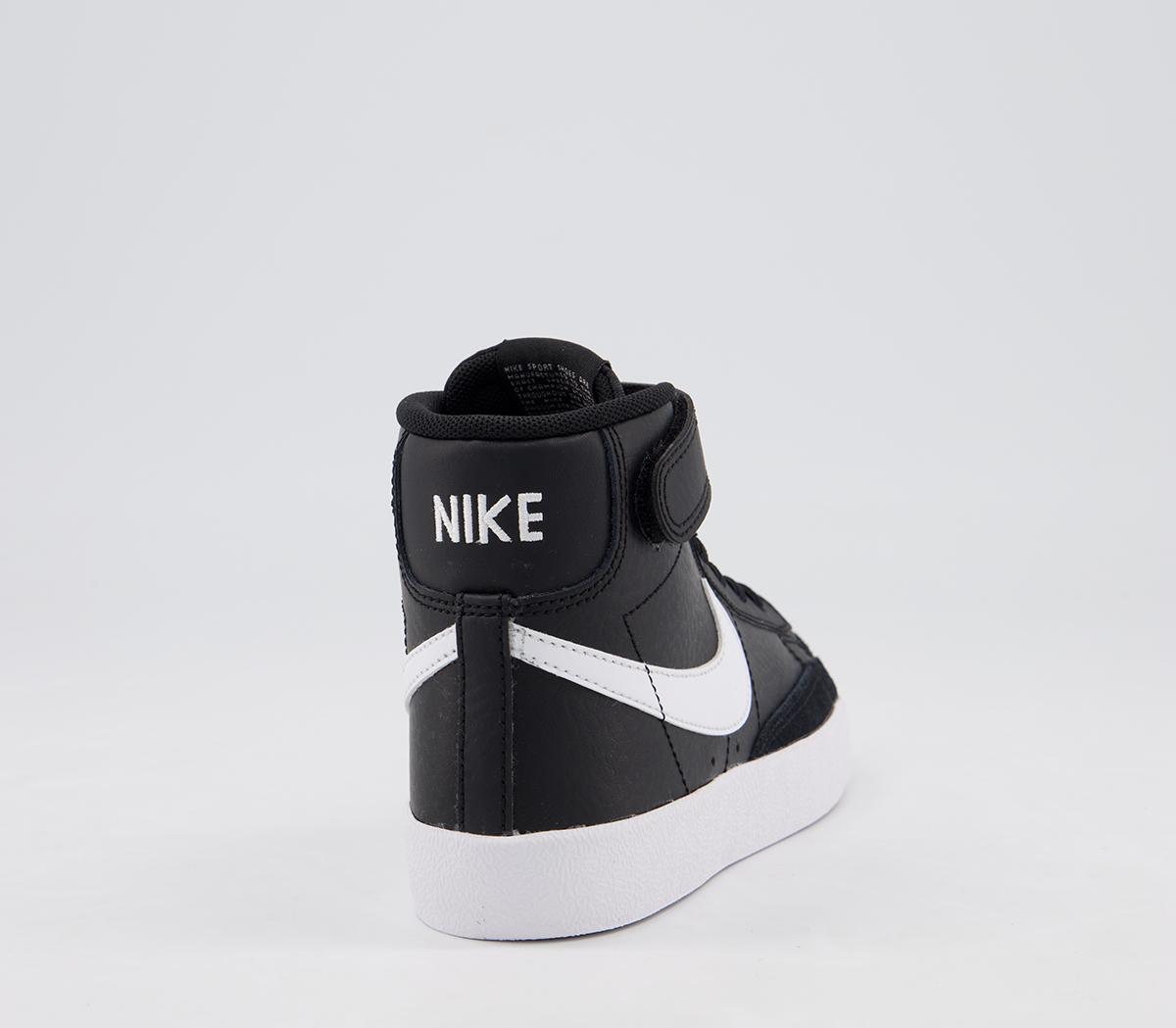 nike blazer mid 77 black and orange