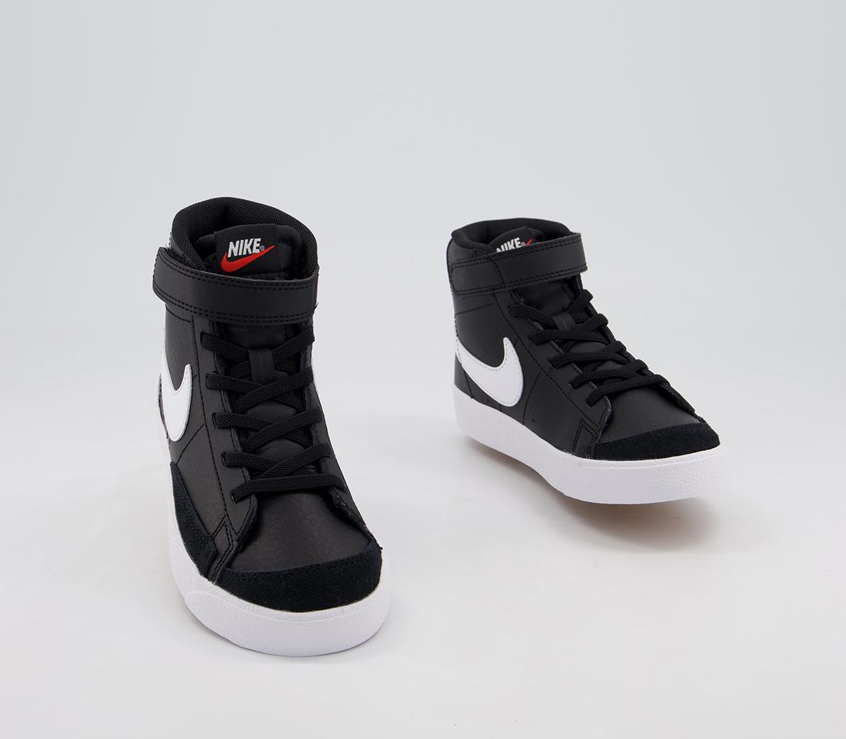 nike blazer mid 77 black and orange