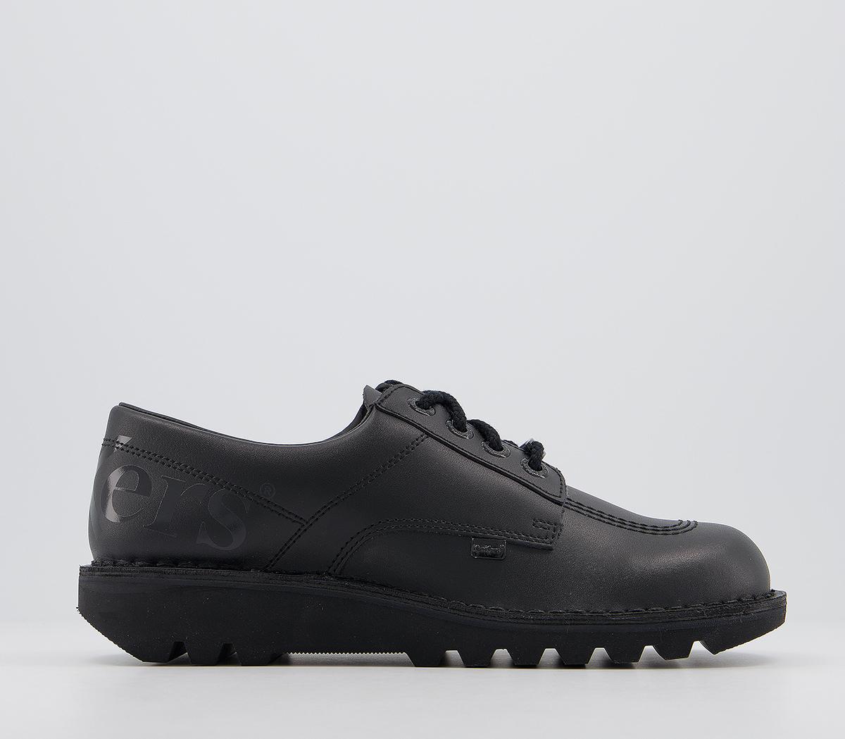 kickers slip on school shoes