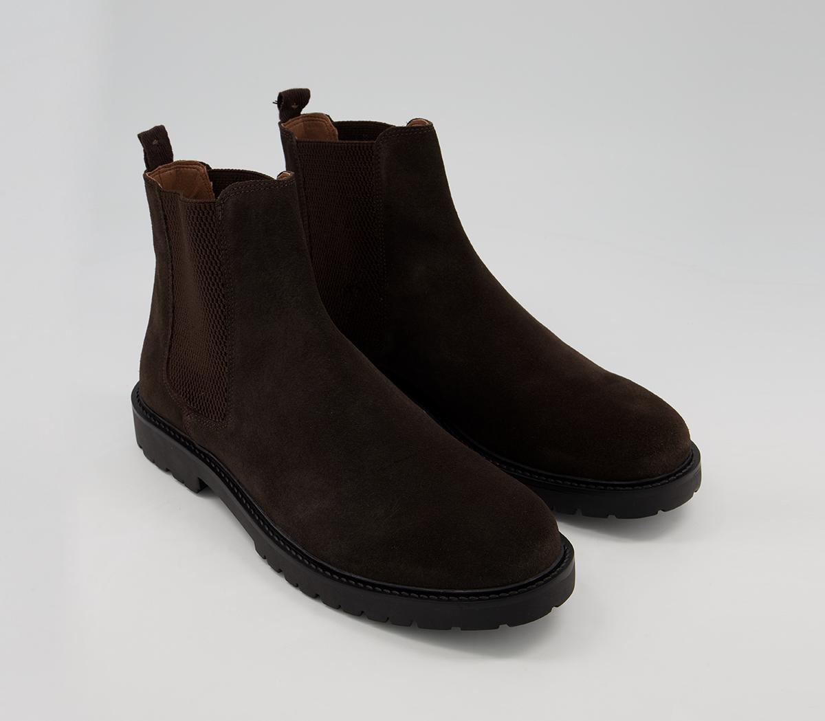 Hudson London Webber Boots Brown Waxy Suede - Boots