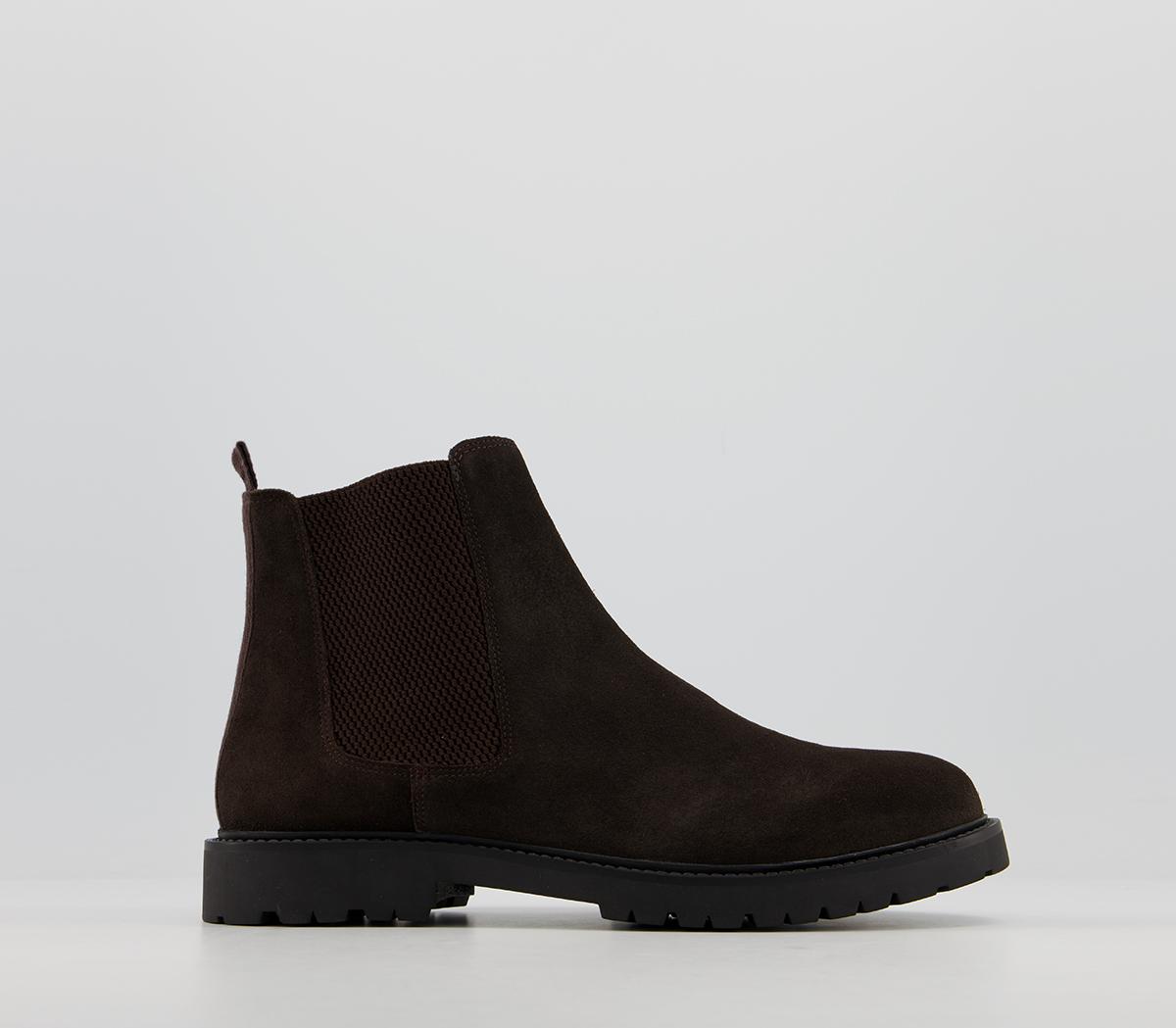 Hudson London Webber Boots Brown Waxy Suede - Boots