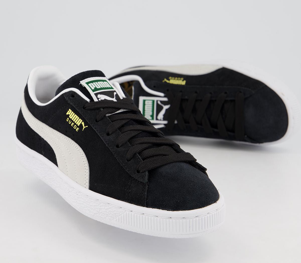 Puma Suede Classic Xxi Trainers Puma Black White Unisex Sports