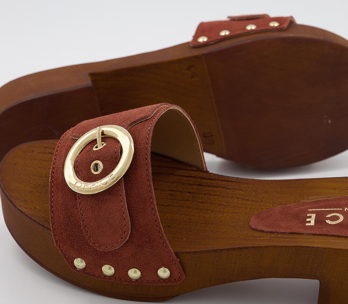 office tan mules
