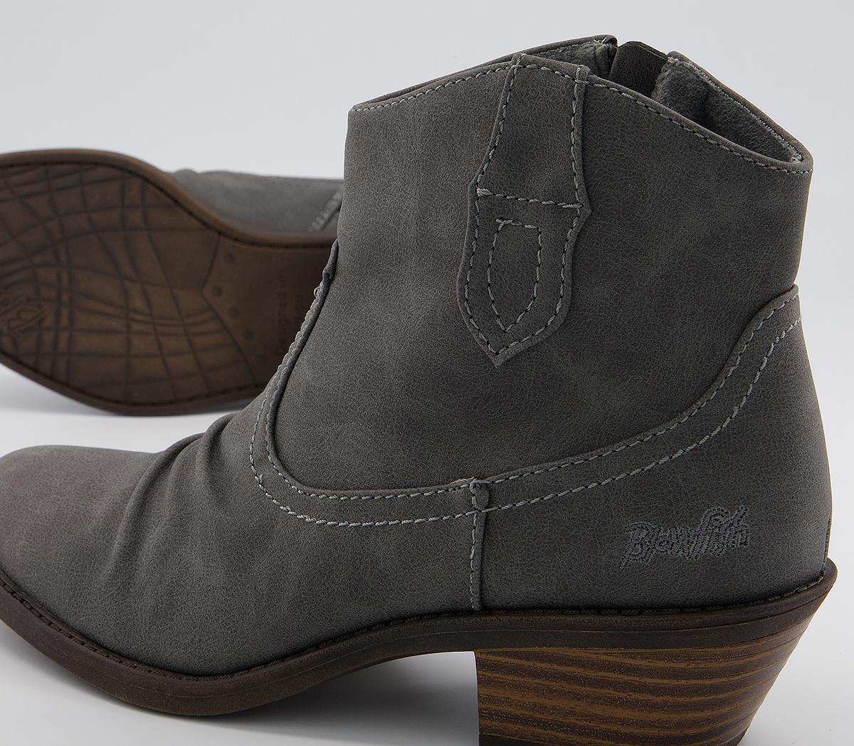 grey western boots