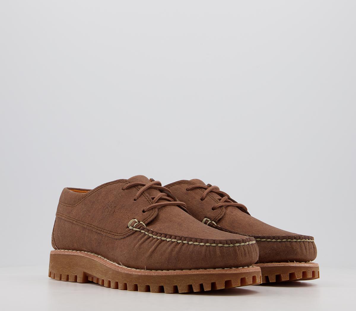 Timberland Jackson Landing Oxford Recyle Boat Shoes Medium Brown - Menâs Smart Shoes