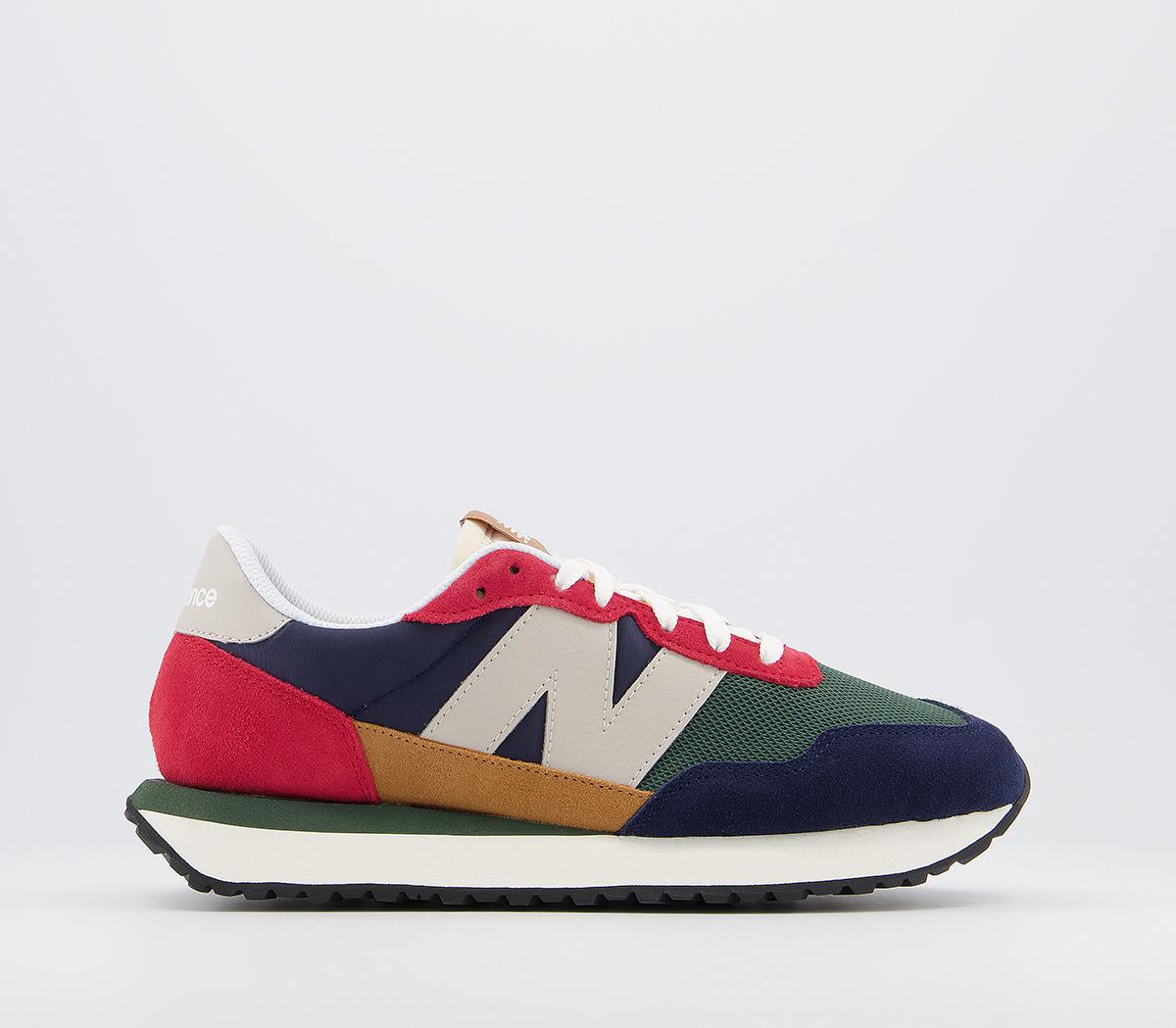 New Balance Ms237 Trainers Navy Red 