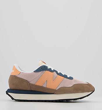 new balance leather trainers