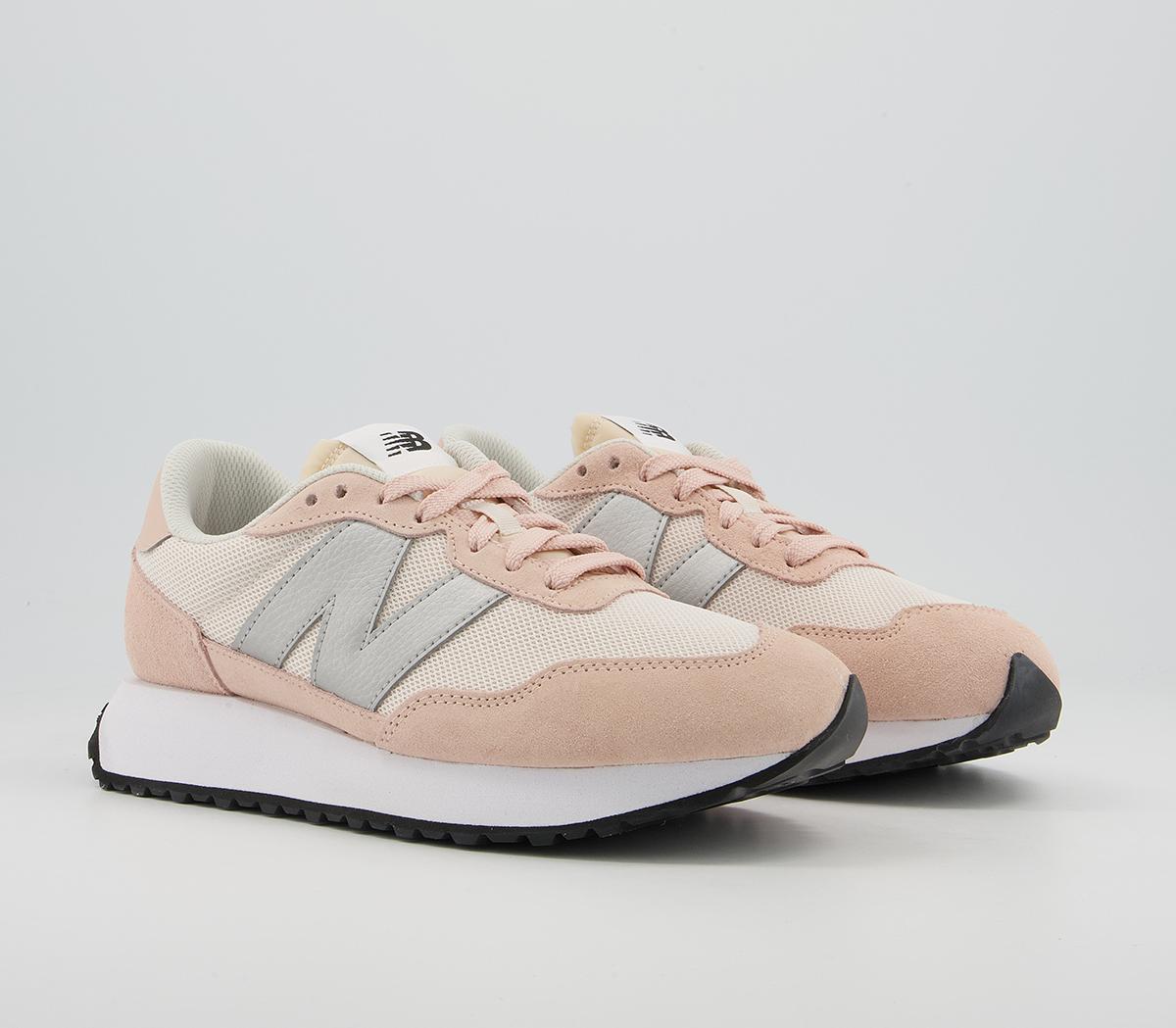 New Balance Ws237 Trainers Pink Silver White - Hers trainers