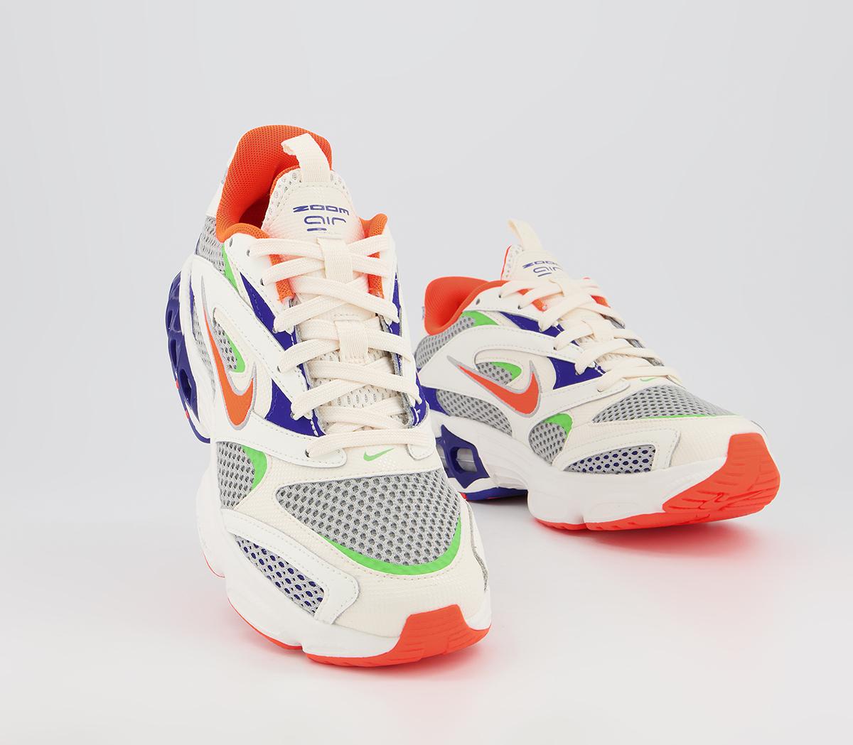 nike zoom air fire trainers in white