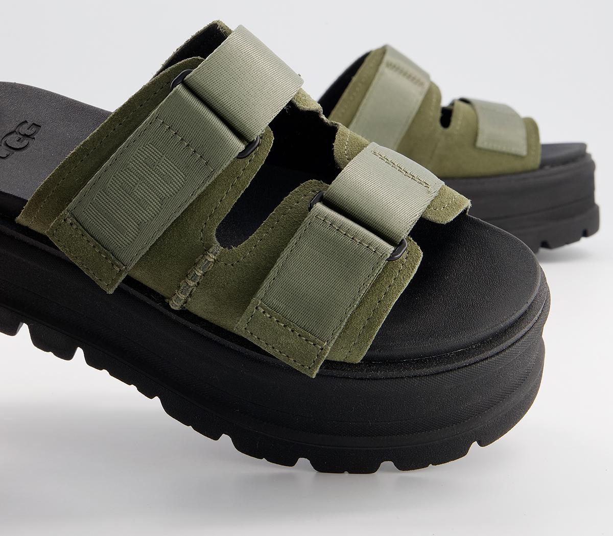 UGG Clem Sandals Burnt Olive Suede - Women’s Sandals