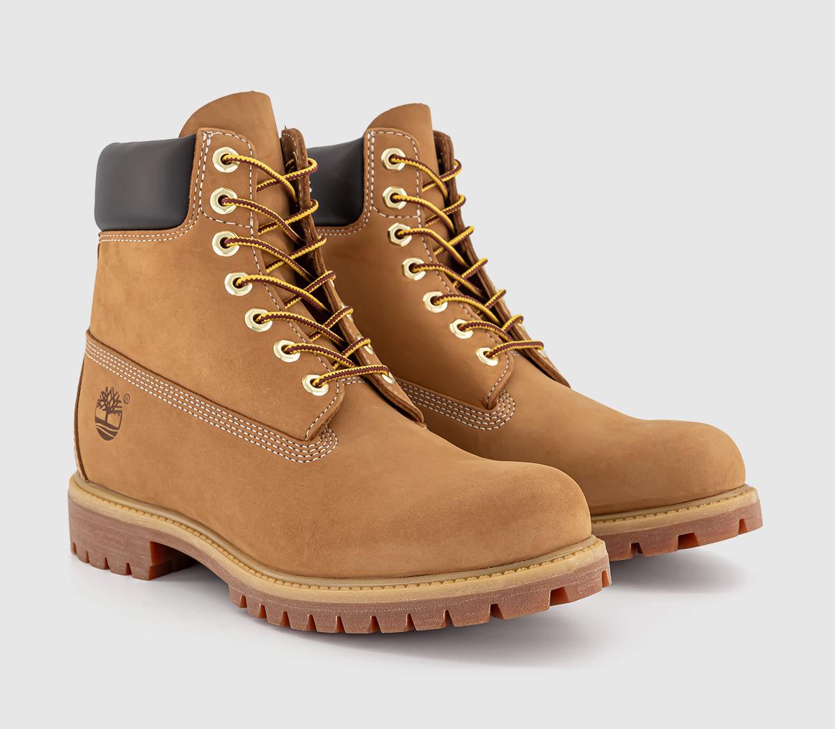 Timberland 6 Inch Buck Boots M Wheat Nubuck - Menâs Boots