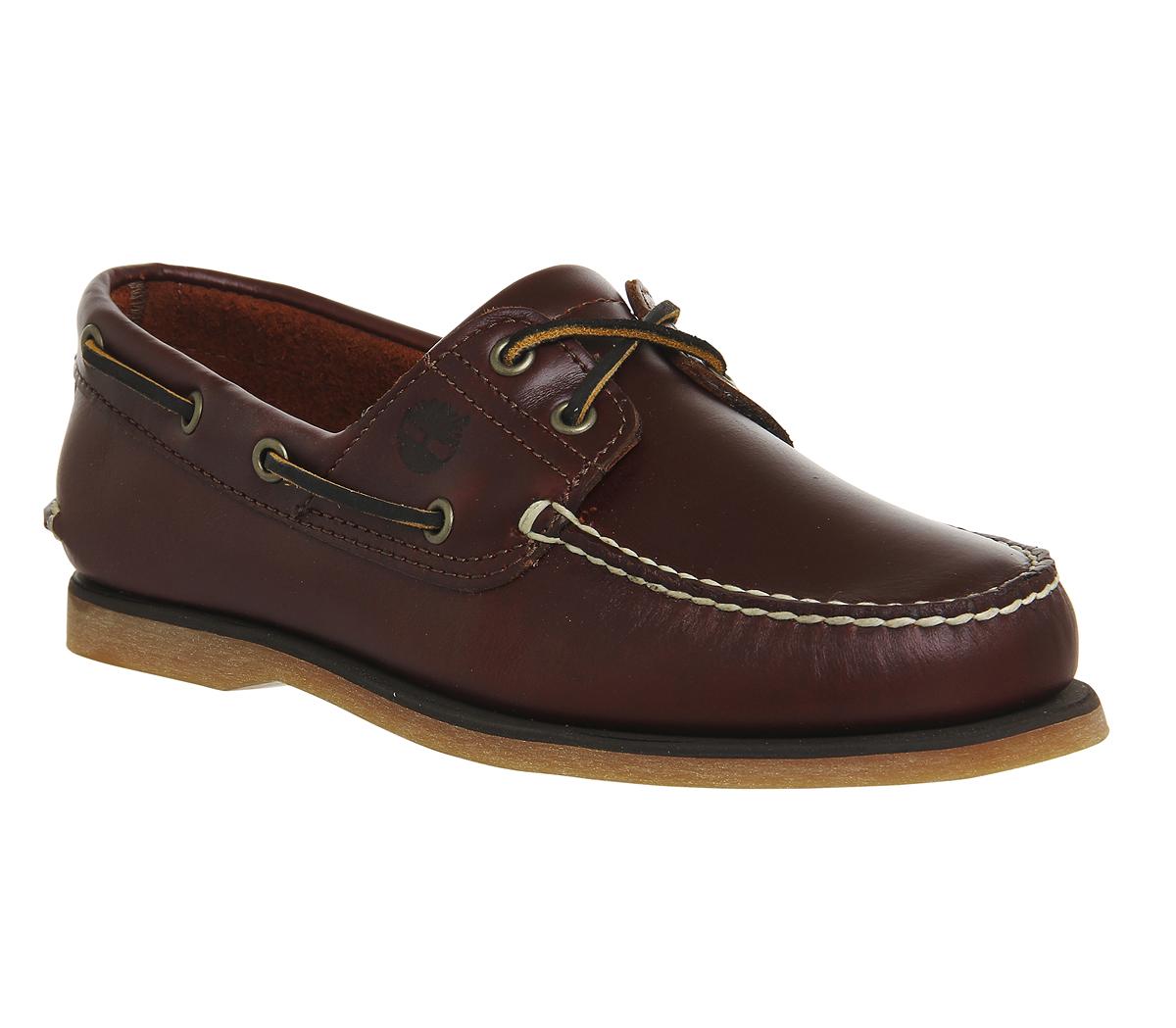 Timberland New Boat Shoes Dark Brown 