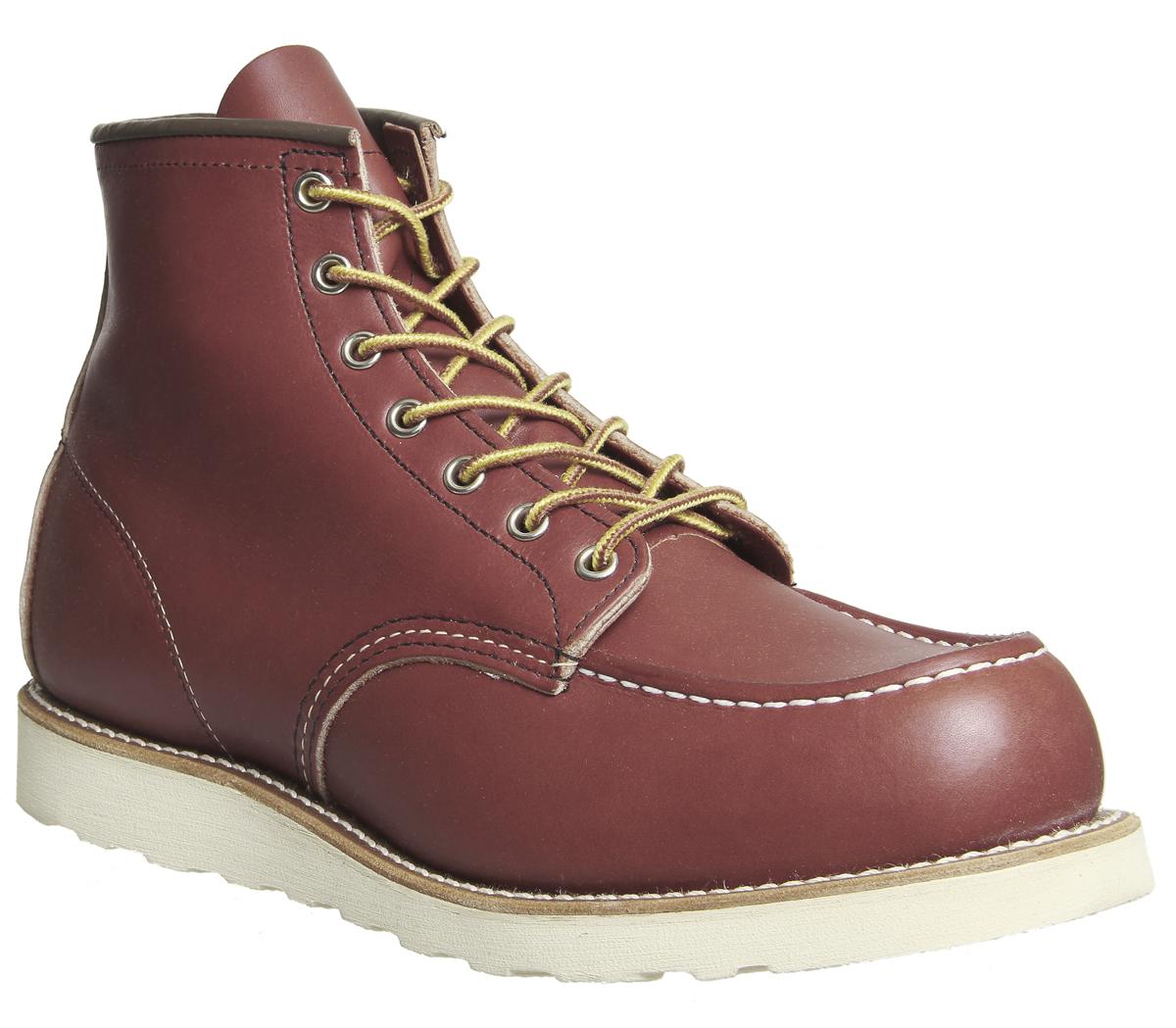 Redwing Work Wedge Boots Red Leather Boots