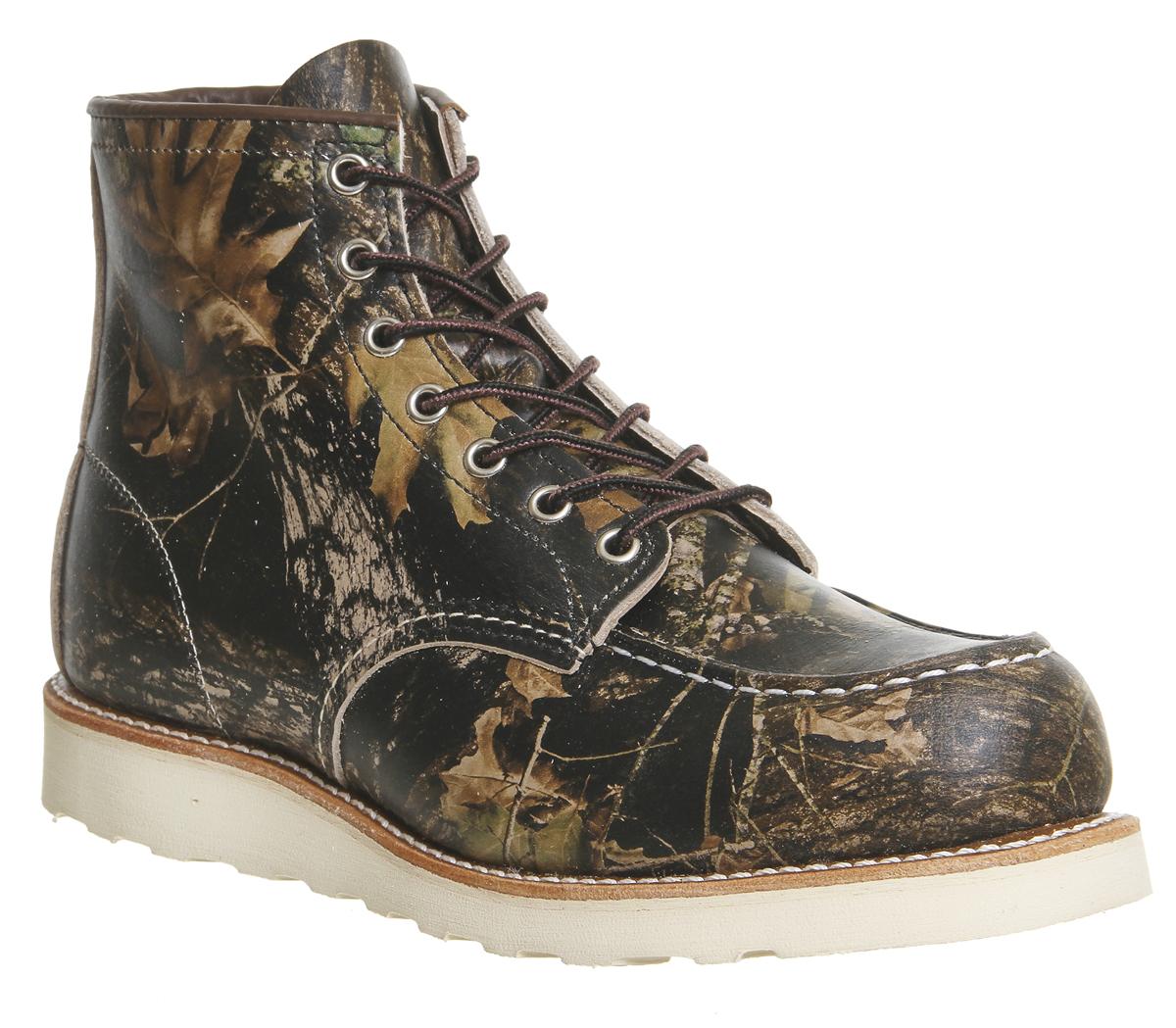 Redwing Work Wedge Boots Camo Leather 