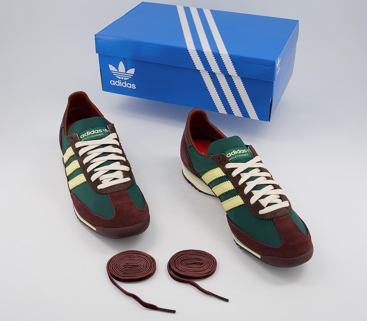 adidas Consortium Sl72 Wales Bonner Trainers Hemp Maroon Collegiate