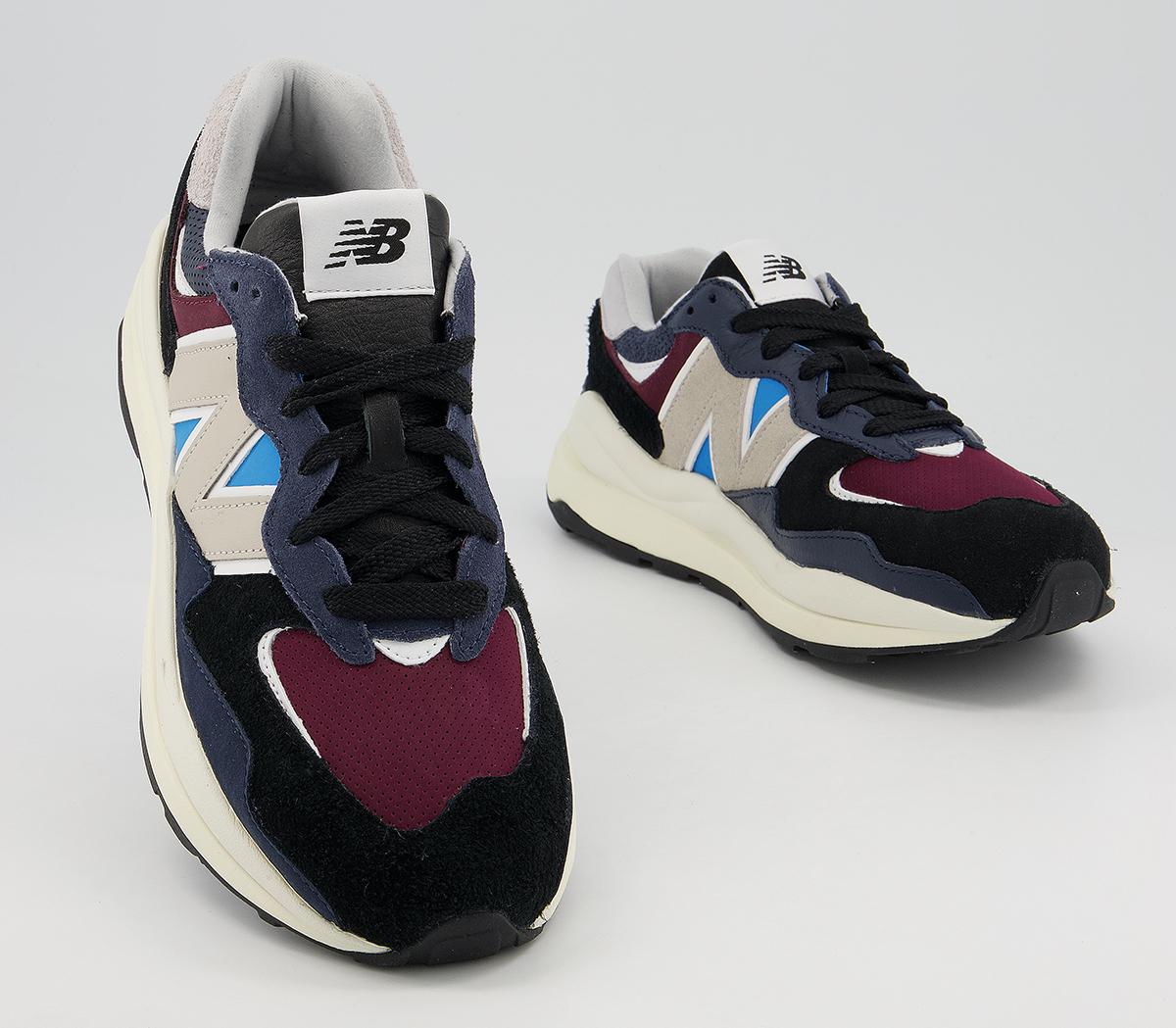 New Balance M5740 Trainers Navy Burgundy Multi - His trainers