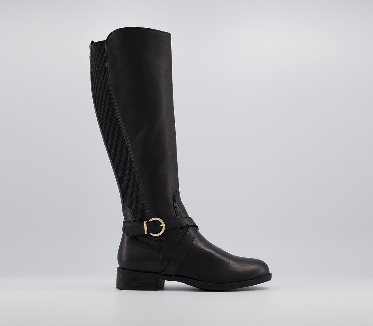 knee high boots elastic